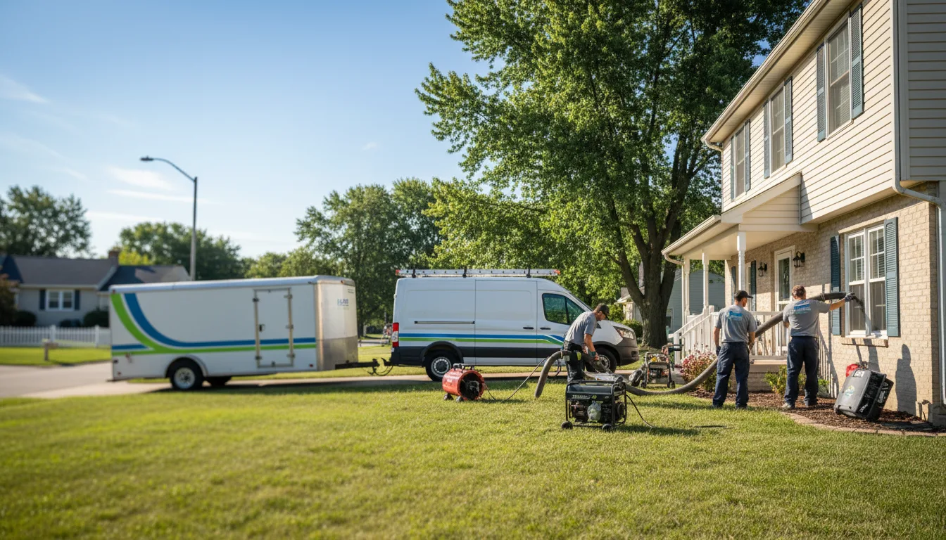 Flooded Basement Restoration And Cleanup With Repair in Gillett, WI near me